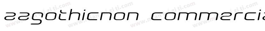 aagothicnon commercialuse字体转换